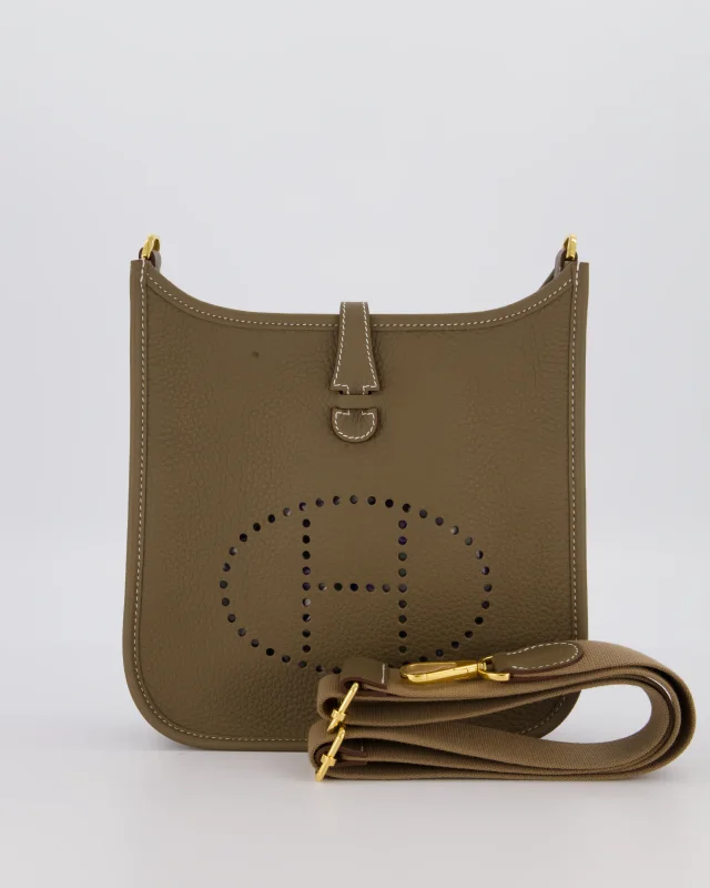 Hermès Evelyne III 23 Bag in Taupe Clemence leather from Sellier, photo 2 of 19