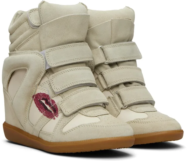 Isabel Marant Gray Bekett Sneakers, photo 9 of 10 from SSENSE