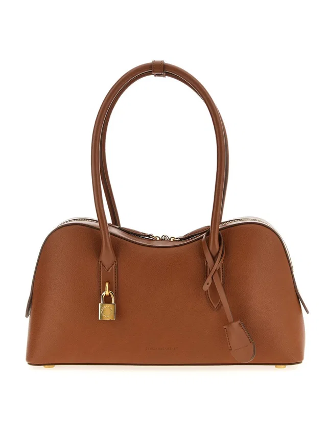 Stella McCartney Ryder Shoulder Bag — Beige Polyamide in Beige from HEWI