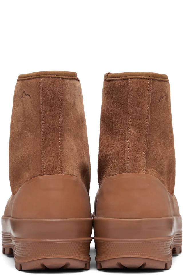 Diemme Tan Badia Shearling Boots, photo 2 of 5 from SSENSE