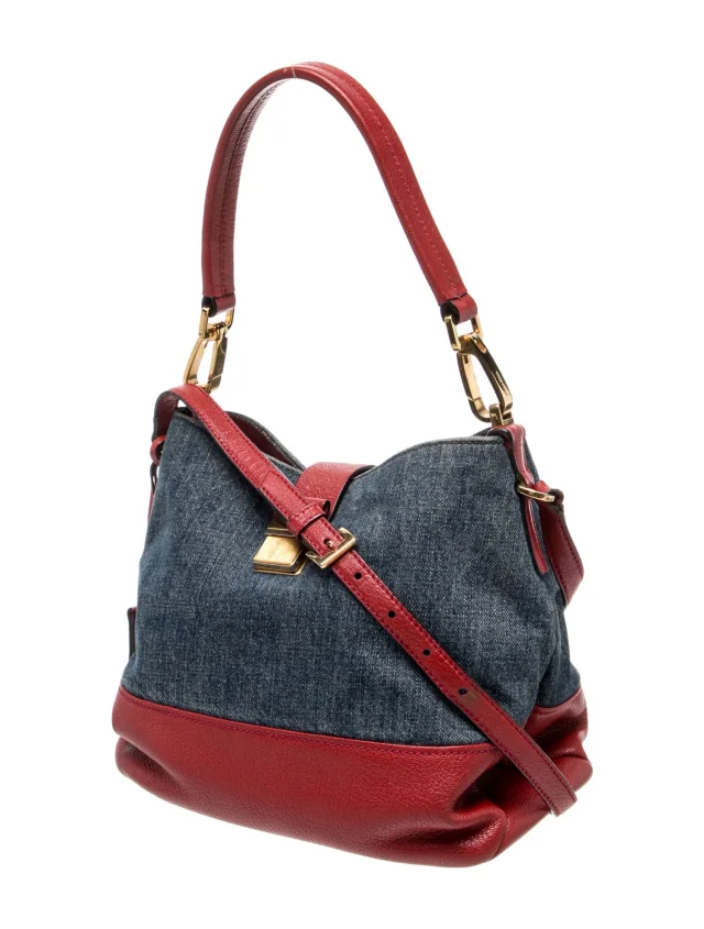 Miu Miu Shoulder Bag in blue Denim from The RealReal, photo 3 of 6