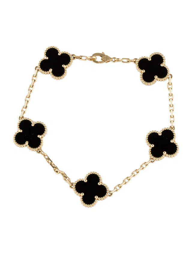 Van Cleef & Arpels Vintage Alhambra 5 Motif Bracelet | Cartier | Buy at from Truefacet