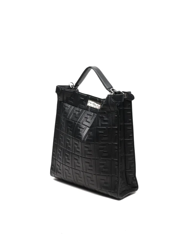 Fendi Peekaboo X-Lite Tote Bag in Leather from A Retro Tale, photo 2 of 7
