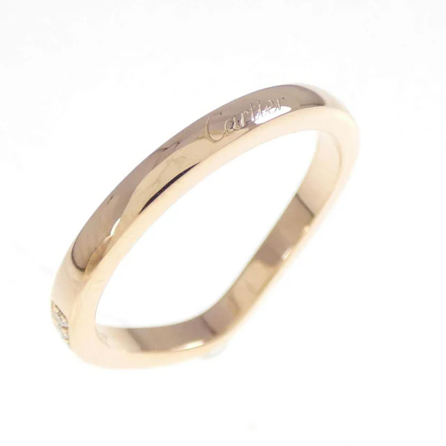Cartier Ballerine 18K Pink Gold Diamond Ring Size 8 in Pink from LuxUness, photo 2 of 2