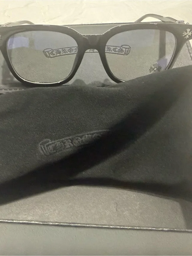 Chrome Hearts Black Sunglasses With Silver Detailing in silver|black|gray from Poshmark