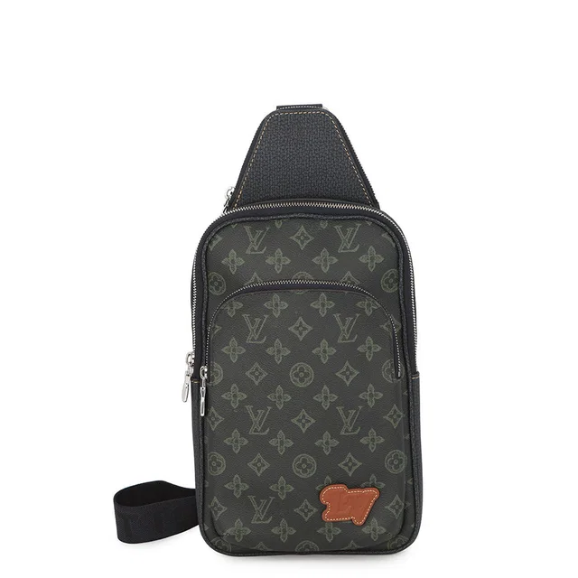 Avenue Sling Bag LV Fall Collection Dark GreenM46344 Monogram records from GALLERY RARE
