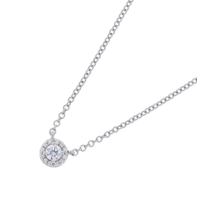 Tiffany & Co. Solest Diamond Necklace60572844 Pt950 from GALLERY RARE