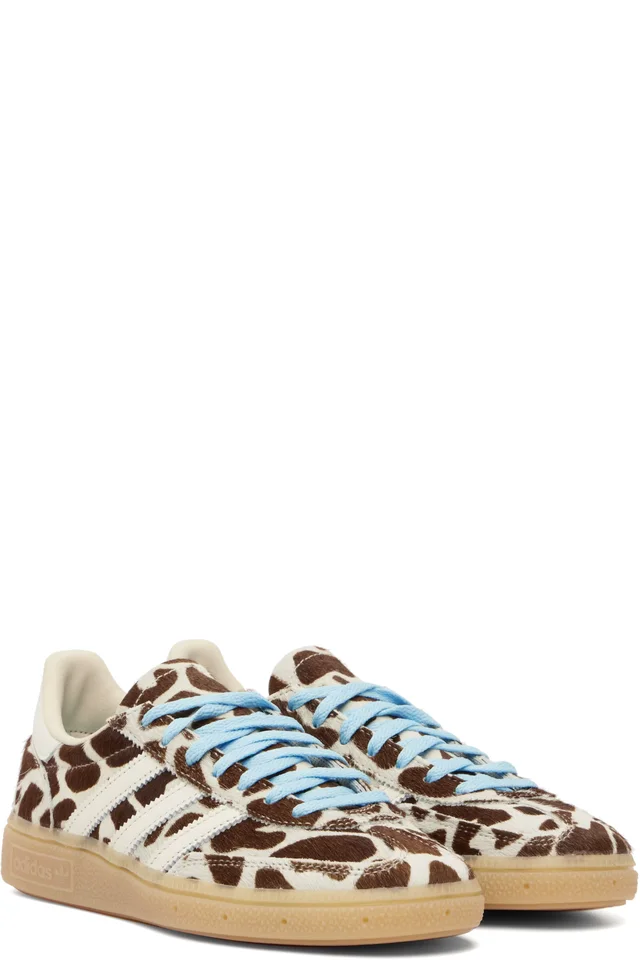 adidas Originals Brown & Off-White Handball Spezial Sneakers, photo 4 of 5 from SSENSE