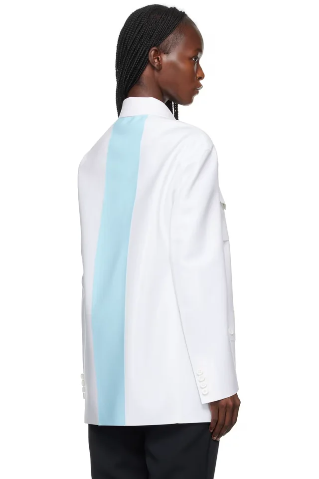 SHANG XIA White Iconic Jacket, photo 3 of 4 from SSENSE