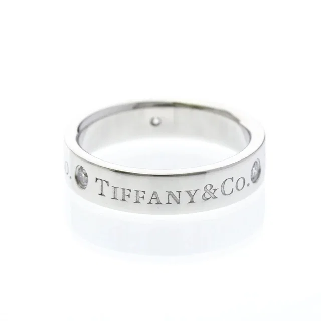 Tiffany & Co. Classic Wedding Band 3 Diamonds Platinum And Silver Jewelry in Silver from HEWI