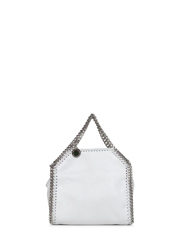 Stella McCartney Vegan Shaggy Deer Top Handle Bag — Gray Polyester in Grey from HEWI