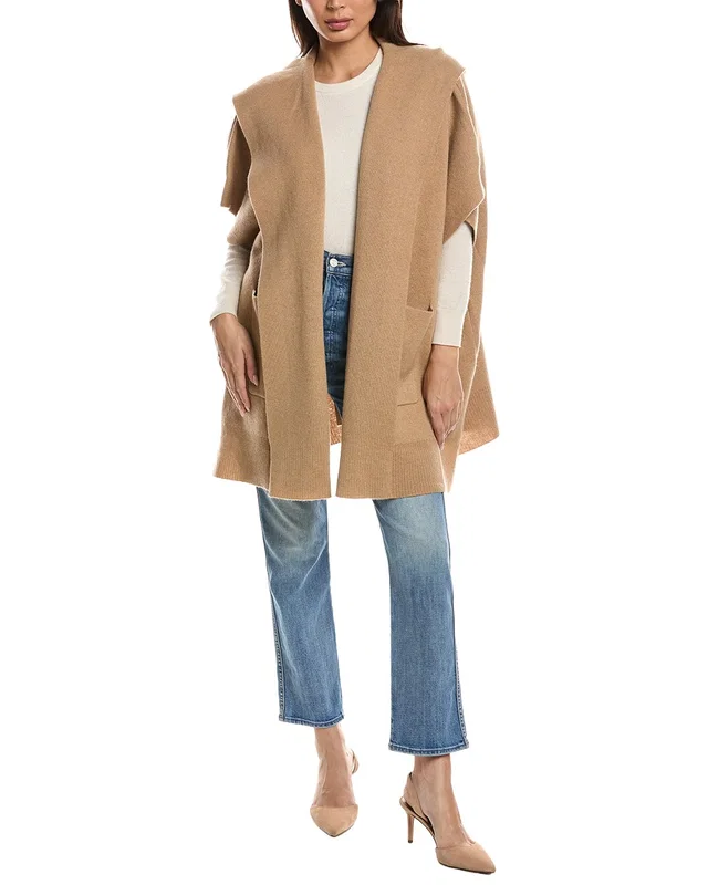 Forte Cashmere Double Knit Hooded Wool & Cashmere-Blend Cardigan, image 1 of 1 from Rue La La