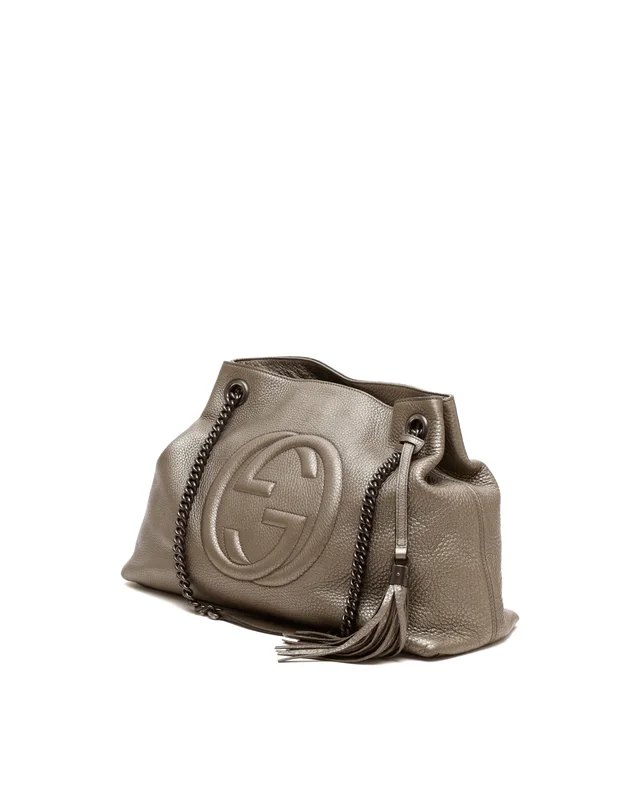 Gucci Soho Chain Tote Bag in Denim from A Retro Tale, photo 2 of 7