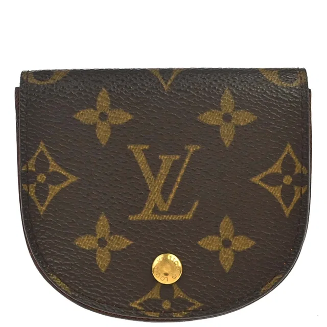 Louis Vuitton Porte Monnaie Gousset Coin Case Wallet M61970 in Coated canvas from AMORE Vintage Tokyo