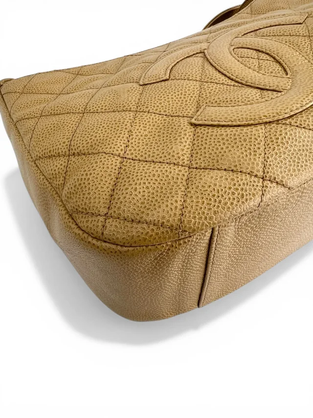 Chanel Vintage Camel Caviar Timeless CC Shoulder Bag in Brown Caviar leather from Season 2 Consign, photo 1 of 1
