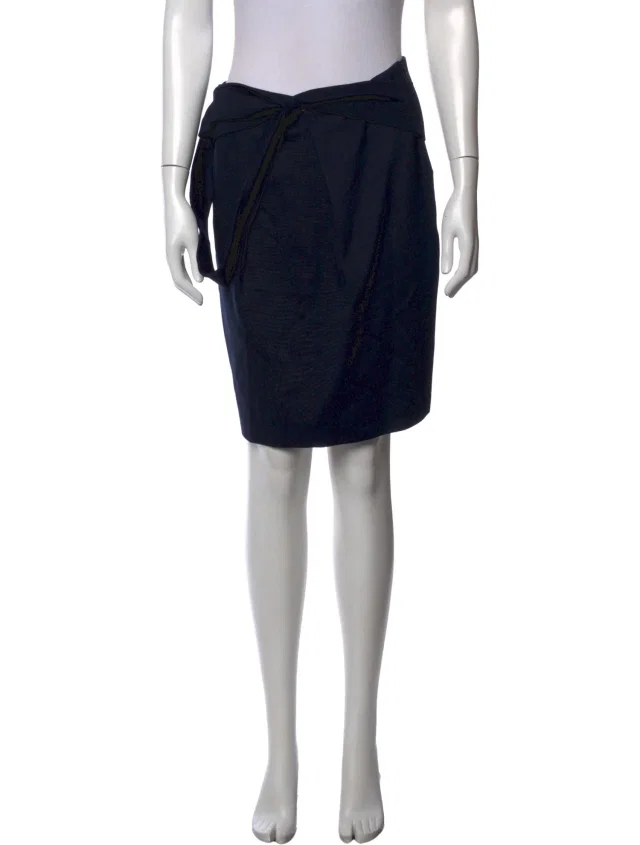 Jil Sander Mini Skirt in black from The RealReal