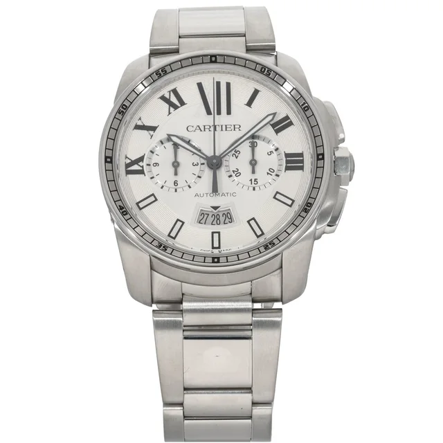 Calibre De Cartier W7100045 42mm Stainless Steel Watch from H&T