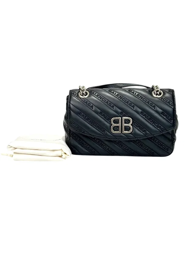 Balenciaga BB Logo Chain Bag from Luxury Promise