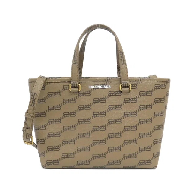 Balenciaga Signature Small Shopper BB Monogram Tote Bag in Coated canvas from LuxUness