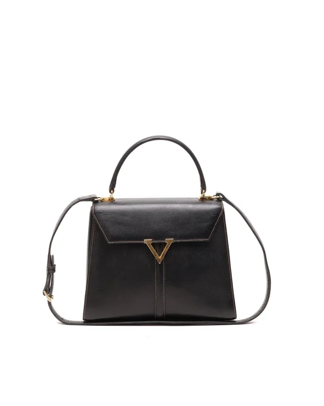 Valentino Garavani V Clasp Top Handle Bag from A Retro Tale