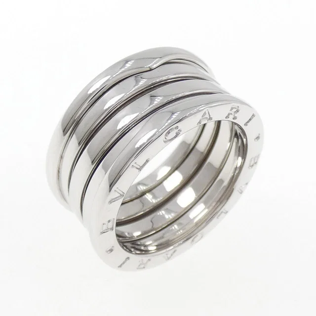 Bvlgari 750 White Gold Ring Size 13 in White from LuxUness
