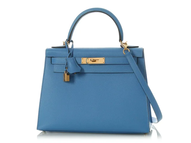 Hermès Blue Paradis Epsom Kelly 28 in Blue Epsom leather from Ann's Fabulous Finds, photo 2 of 11