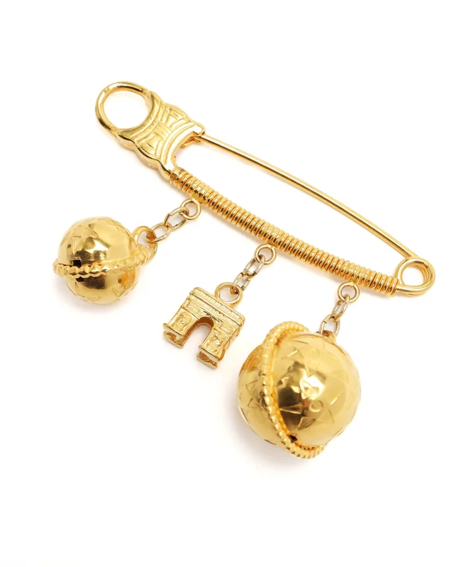Celine Icon Triomphe Brooch from A Retro Tale, photo 2 of 3