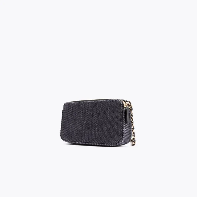 Chanel Raffia Deauville Double Zip Wallet On Chain in Raffia from A Retro Tale, photo 3 of 9