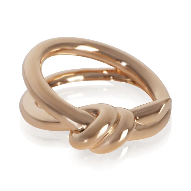 Tiffany & Co. Rose Gold Double Row Knot Ring 18k in Pink from HEWI