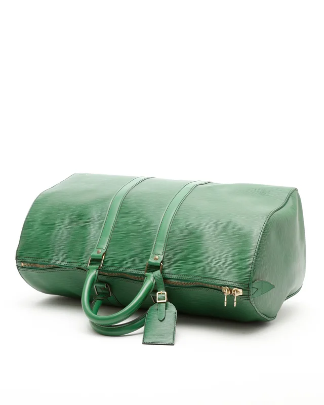 Louis Vuitton Epi Keepall 45 Weekend Bag in Suede from A Retro Tale, photo 5 of 11