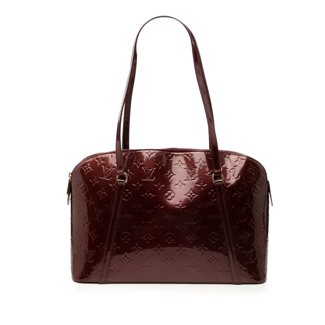 Purple Louis Vuitton Monogram Vernis Avalon Shoulder Bag in Purple Leather from Designer Revival