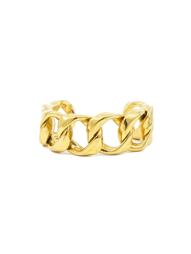 1990 Chanel Oversized Chain Link Cuff from Arcade Vintage