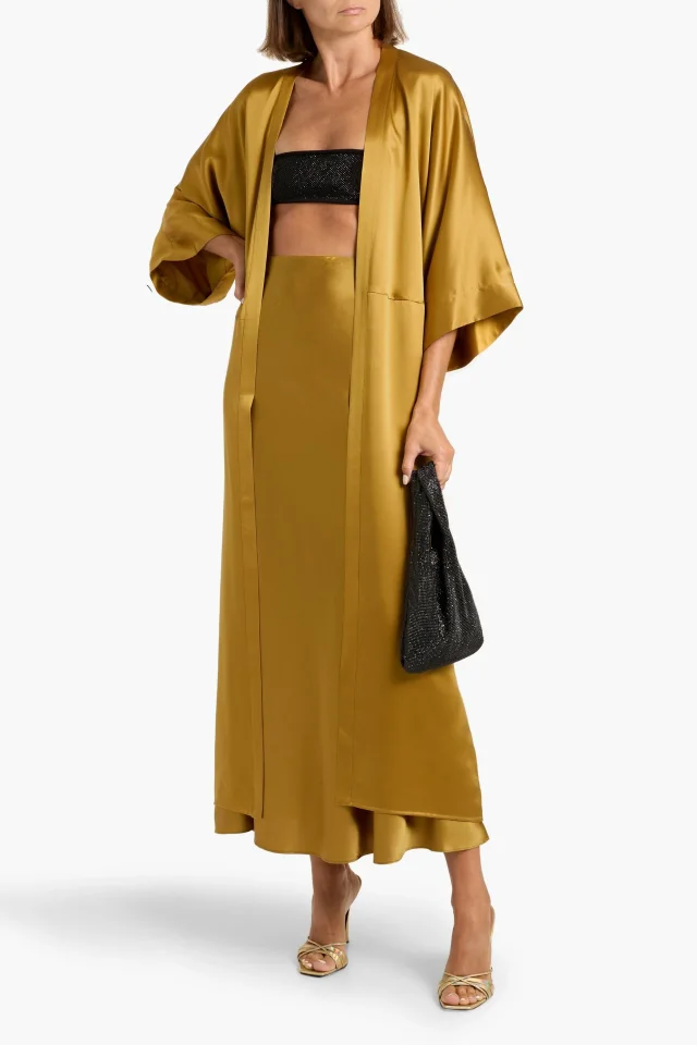 The Sei Silk-Satin Kimono, photo 2 of 4 from THE OUTNET
