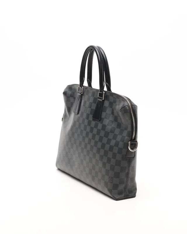Louis Vuitton Damier Graphite Porte-Documents Jour Business Bag in Grey from A Retro Tale, photo 2 of 9