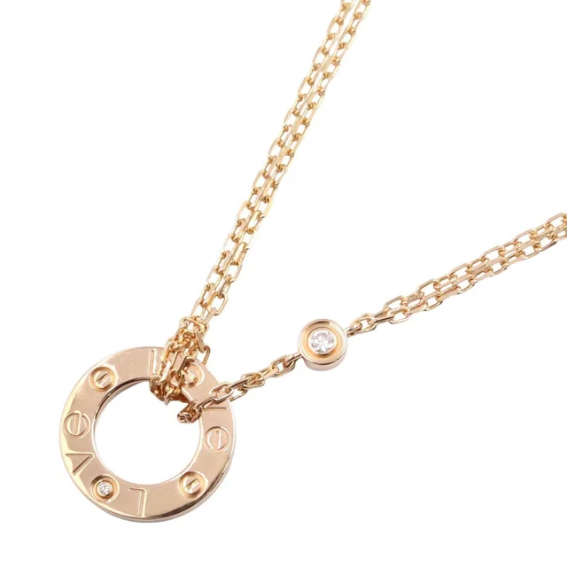 Cartier Love Circle Au750 Diamond Necklace from LuxUness