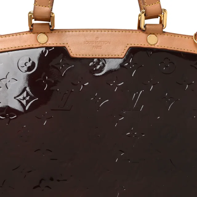 Louis Vuitton Vernis Brea GM Amarante in Patent leather from FASHIONPHILE, photo 7 of 9