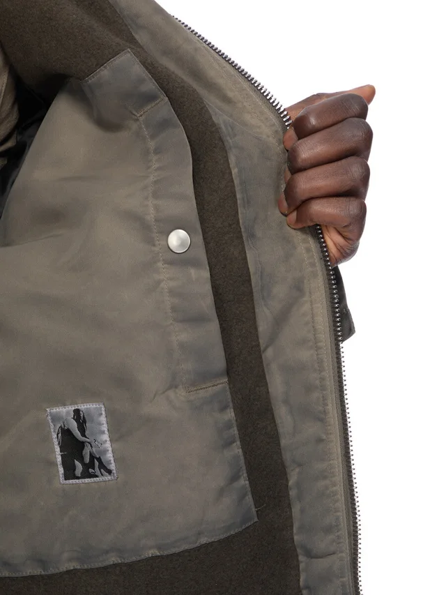 Rick Owens Drkshdw hooded zip-up jacket, photo 5 of 9 from SENSER