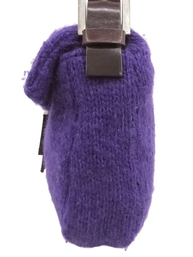 Fendi Knit Mama Bucket Purple from VINTAGE QOO TOKYO, photo 5 of 11