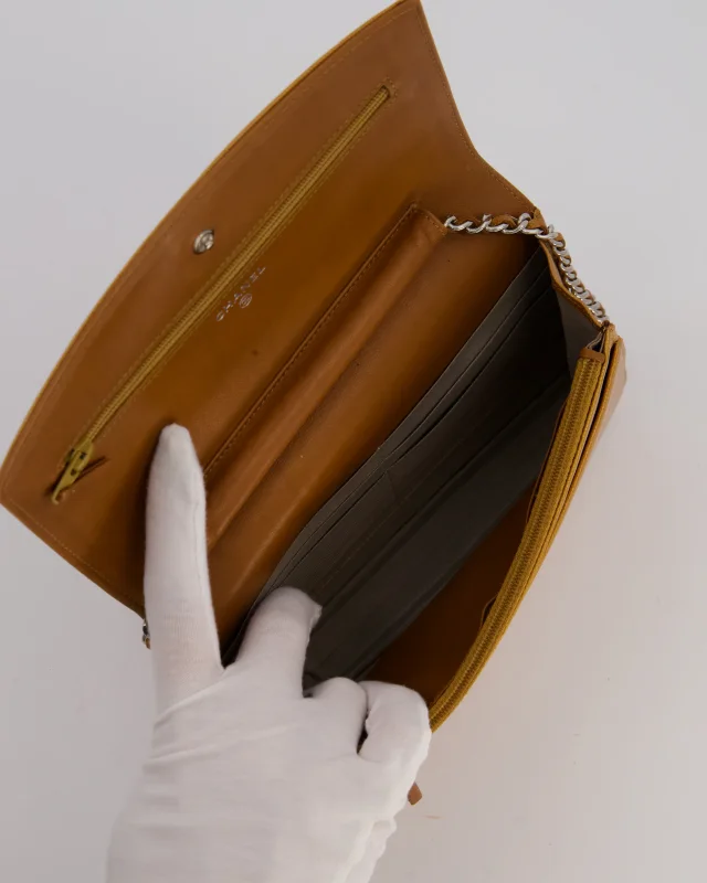 Chanel Gold Wallet on Chain Bag in Gold Caviar leather from Sellier, photo 18 of 22