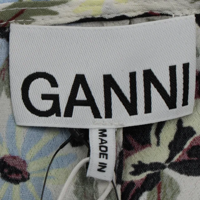 GANNI Crepe Maxi Dress in Floral Print Viscose, photo 4 of 6 from ShopSimon