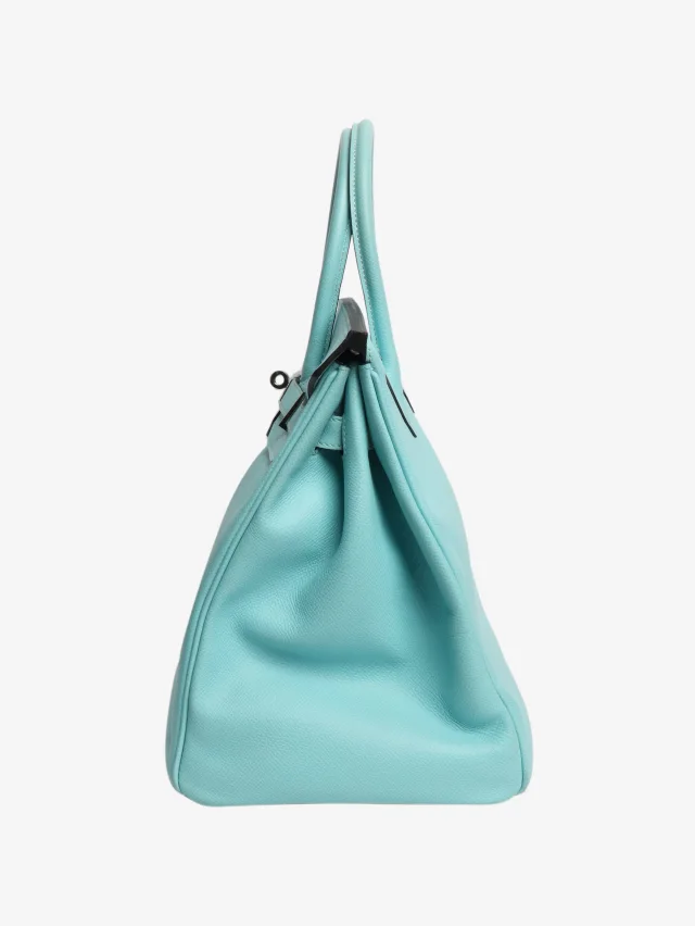 Hermès Atol blue birkin 35 in epson in Blue Leather from Sign of the Times, photo 3 of 9