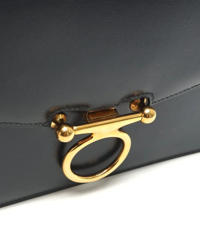 Hermès Box Sac Ring Bag in Box leather from A Retro Tale, photo 6 of 15