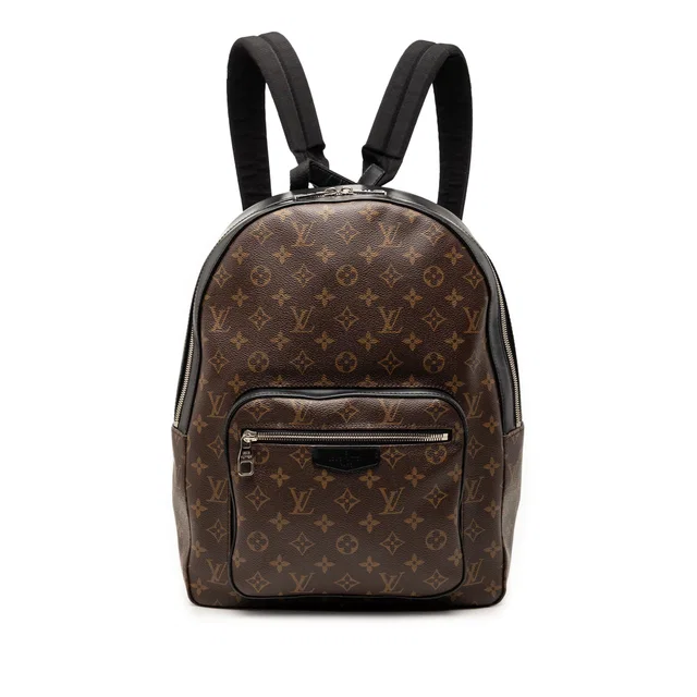 Brown Louis Vuitton Monogram Macassar Josh Backpack in Brown Canvas from Designer Revival