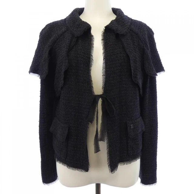 Chanel 07c Jacket Black in Black from The Reluxe