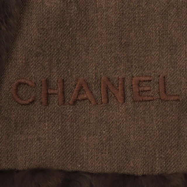 Chanel Around 1998, Lapin Farve brown marble pattern shoulder bag, dark brown from VINTAGE QOO TOKYO, photo 14 of 14