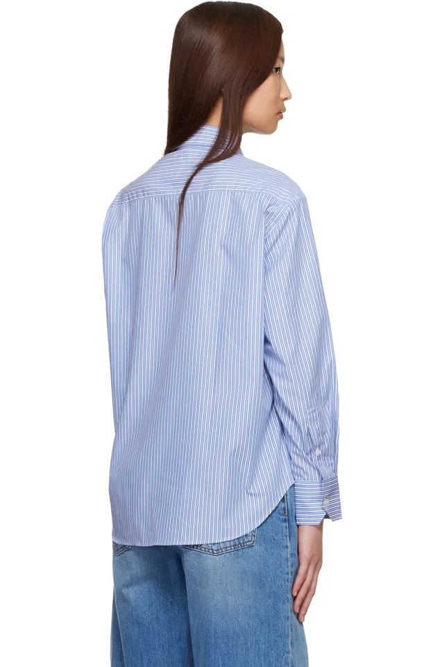 HommeGirls Blue Oxford Shirt, photo 3 of 4 from SSENSE