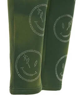 Retrovert Straight Trousers with Printed Details in 70% Cotton, 30% Polyester, photo 8 of 8 from LUISAVIAROMA