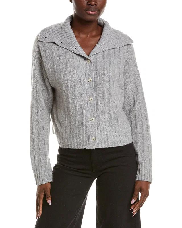 NAADAM Premium 100% Cashmere Reversible Collared Cardigan, image 1 of 1 from Rue La La