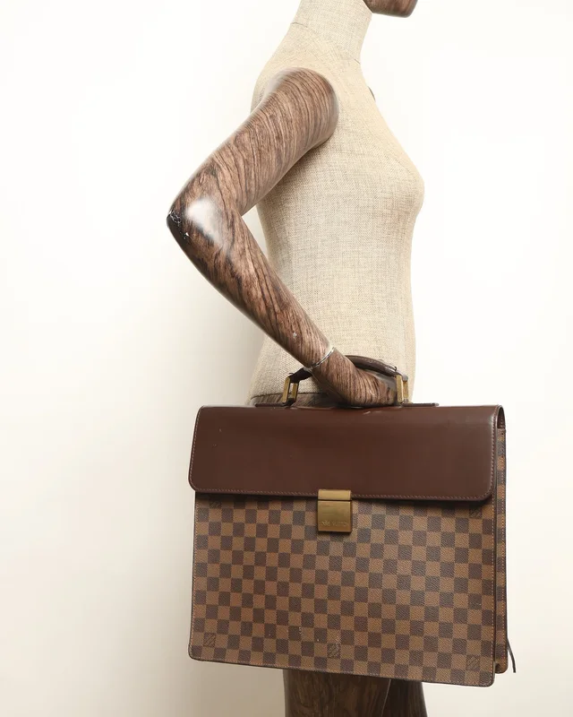 Louis Vuitton Damier Ebene Altona GM Briefcase in Brown from A Retro Tale, photo 11 of 11