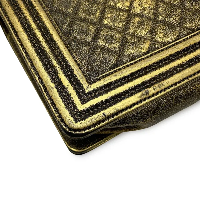 Boy Chanel Gold/BlackA67085 Lambskin in Gold Lambskin from GALLERY RARE, photo 9 of 18
